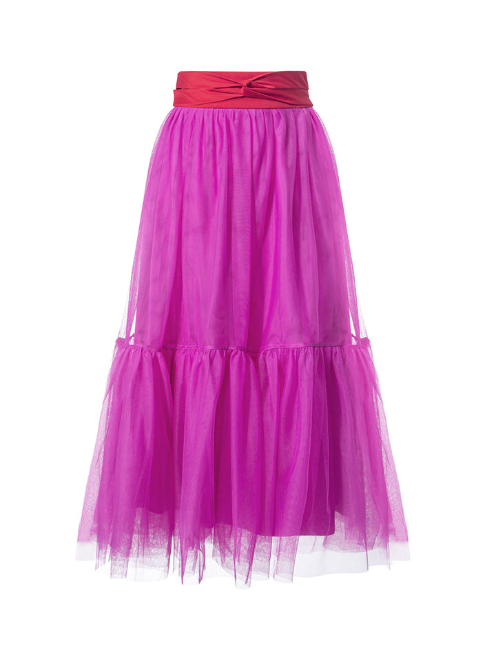 High Waist Mesh Skirt