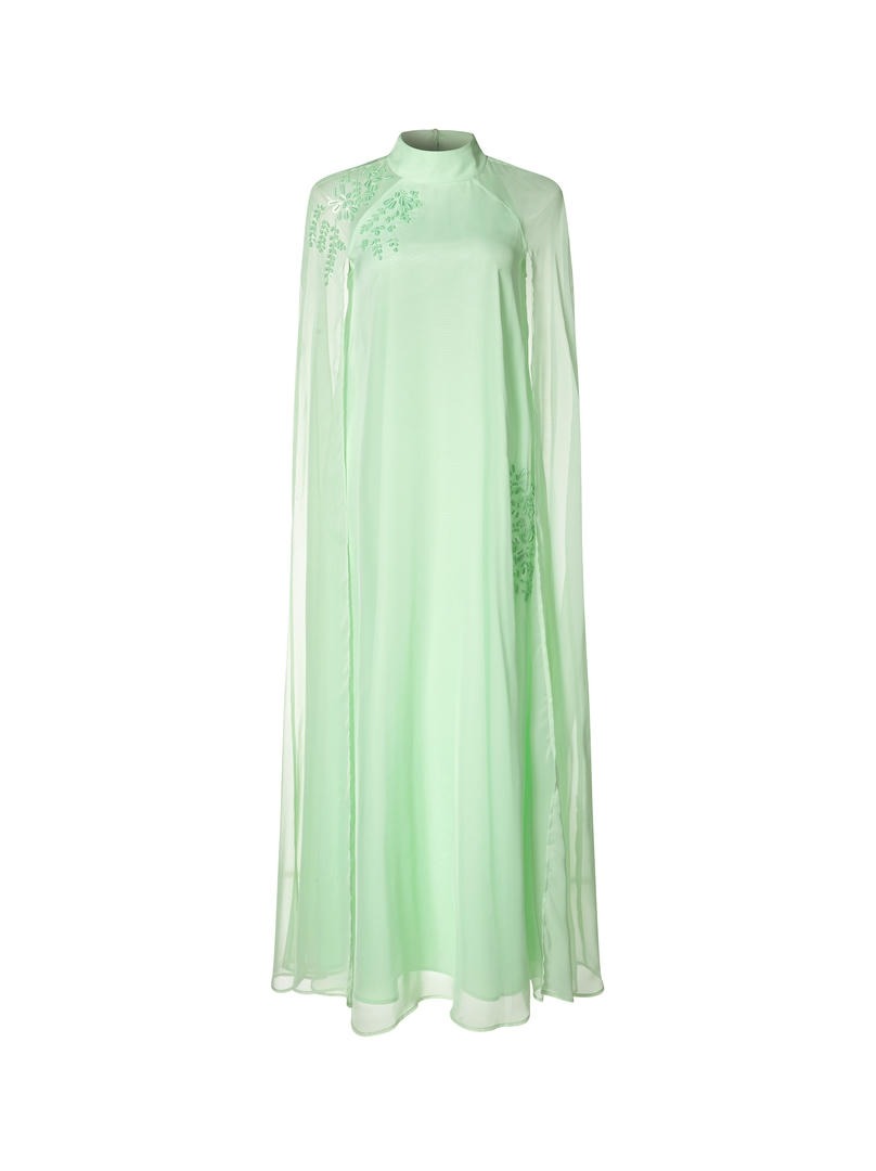 embellished cape kaftan