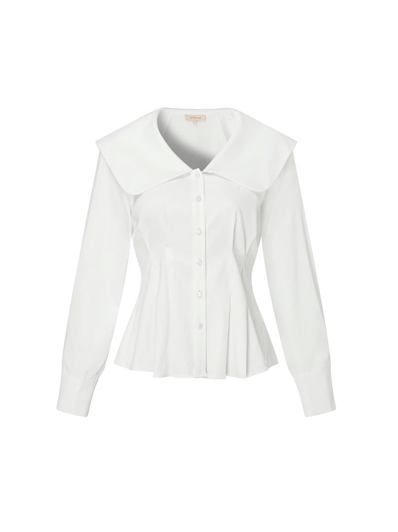 White Crepe Shirt