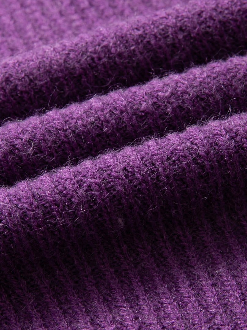 Purple Relaxed Knit
