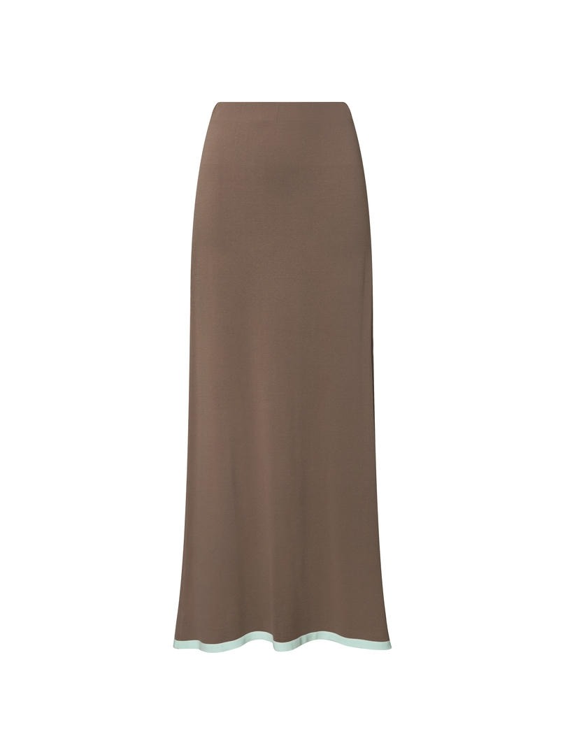 Taupe Knit Skirt