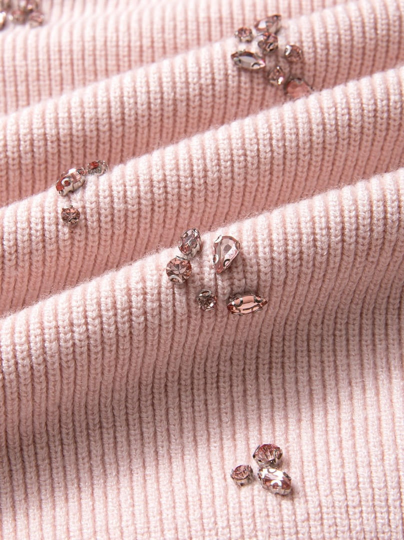 Pink Button Knit Top