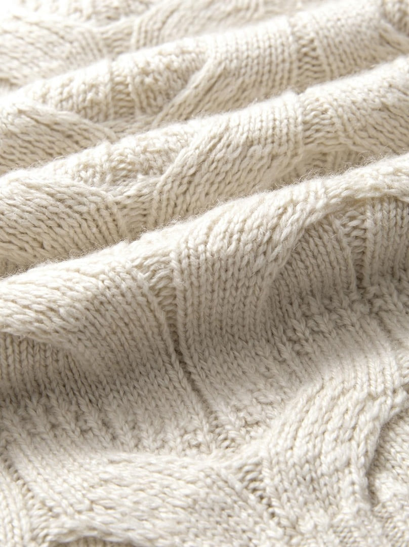 Beige Knit Pullover