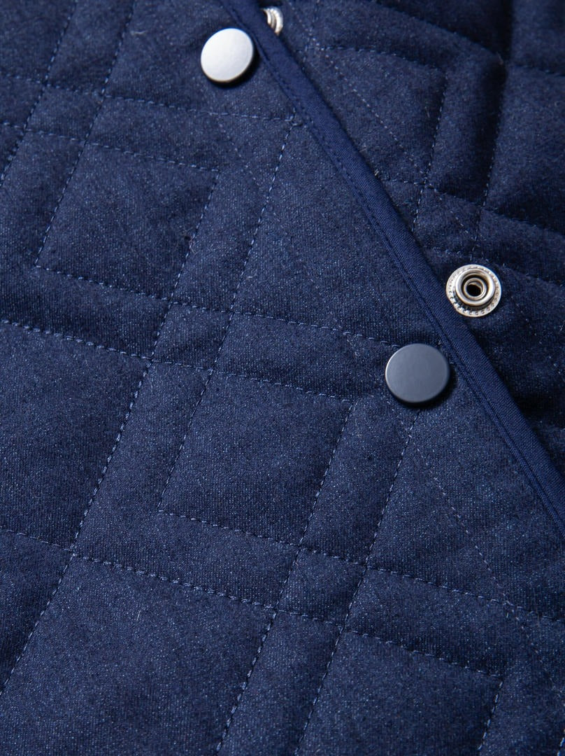 Dark Blue Denim Vest