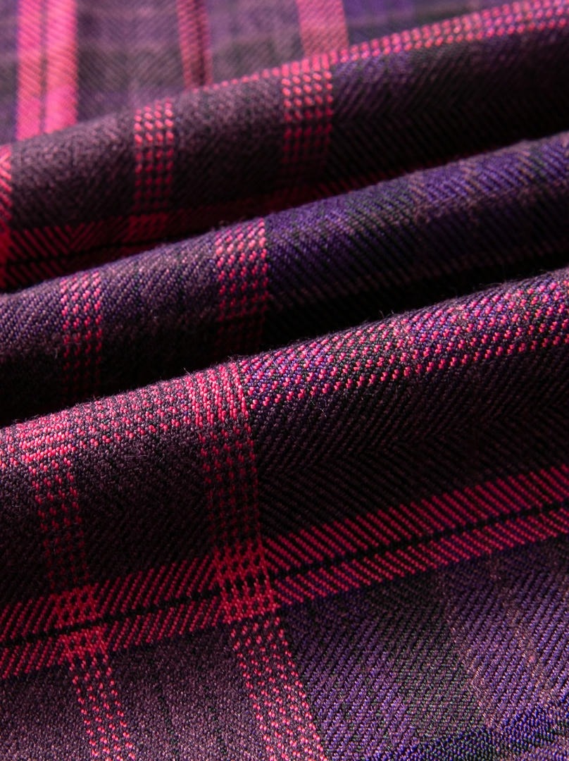 Purple Check Skirt