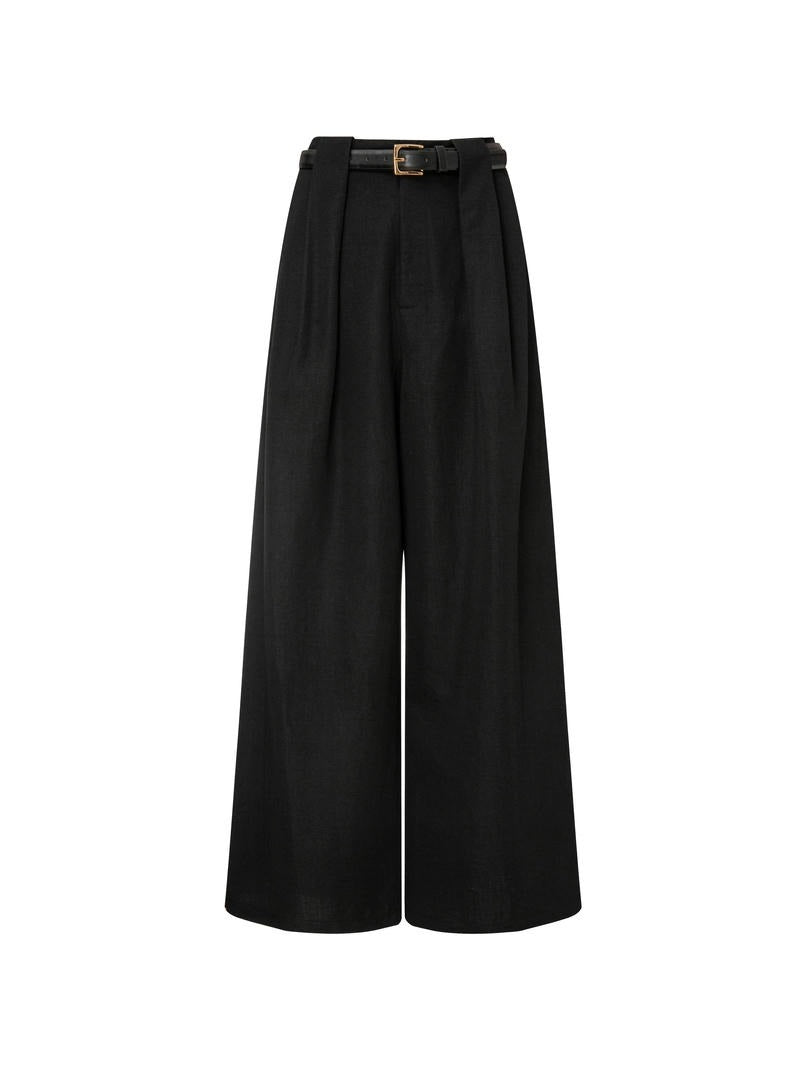 Black Crepe Pants