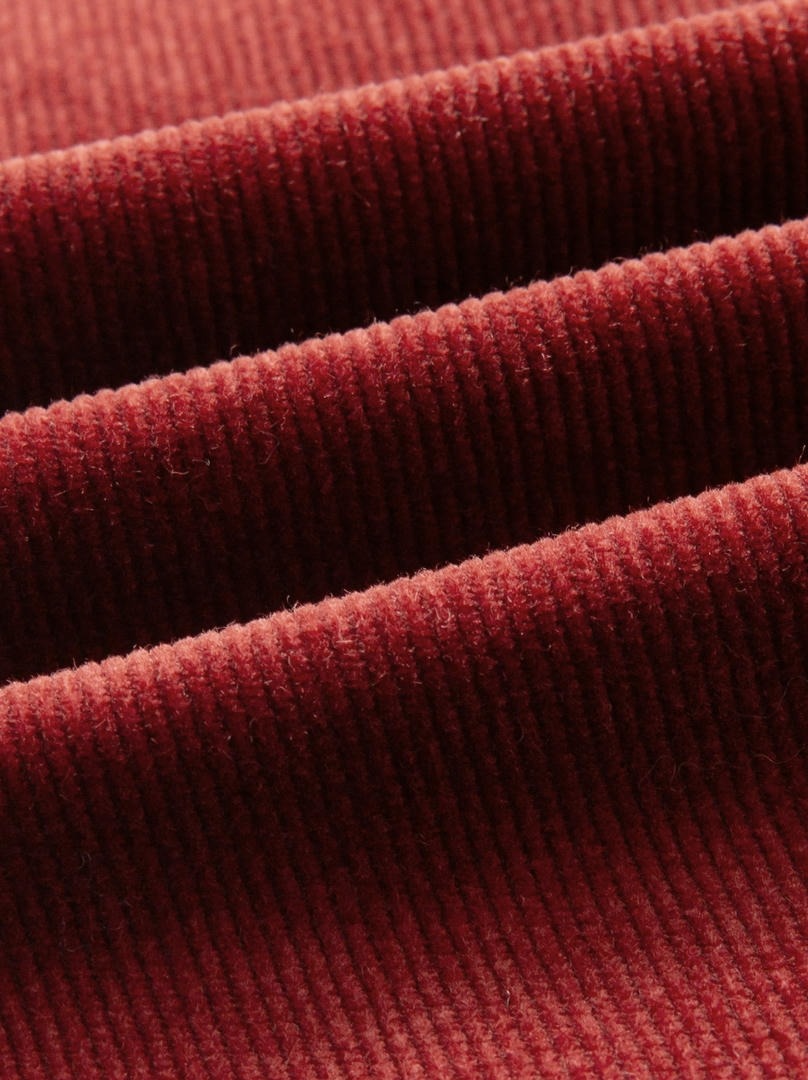 Burgundy Corduroy Flare Pants