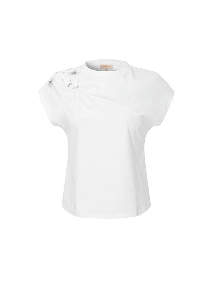 Embellished Knot Tshirt