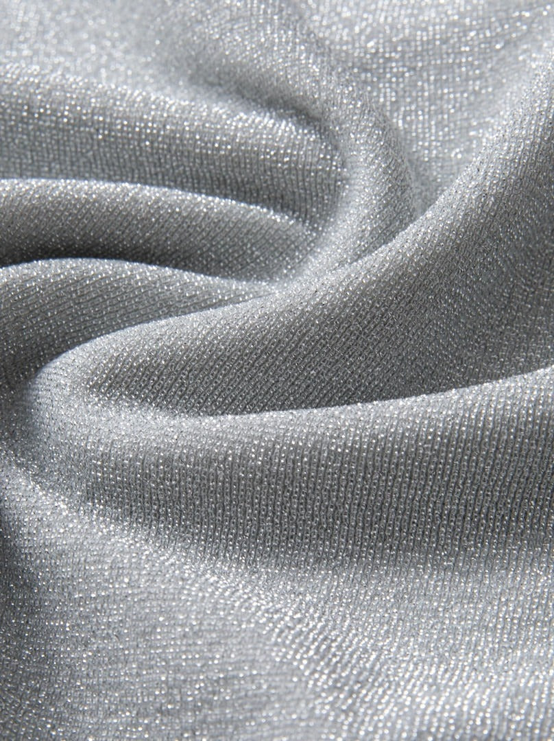 Grey Silver Jersey Dress