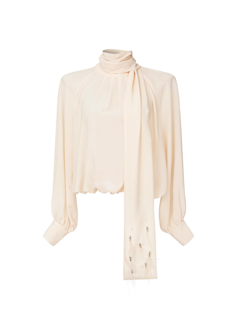 Scarf Collar Top
