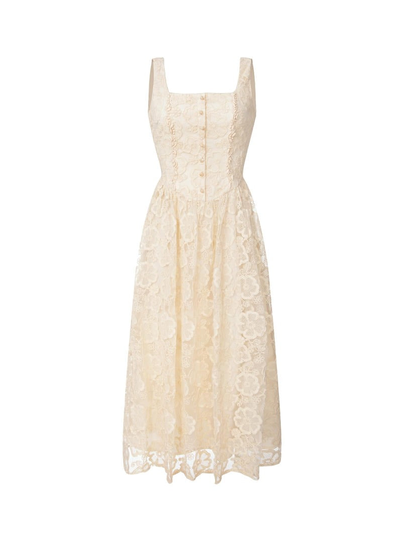 Square Lace Dress