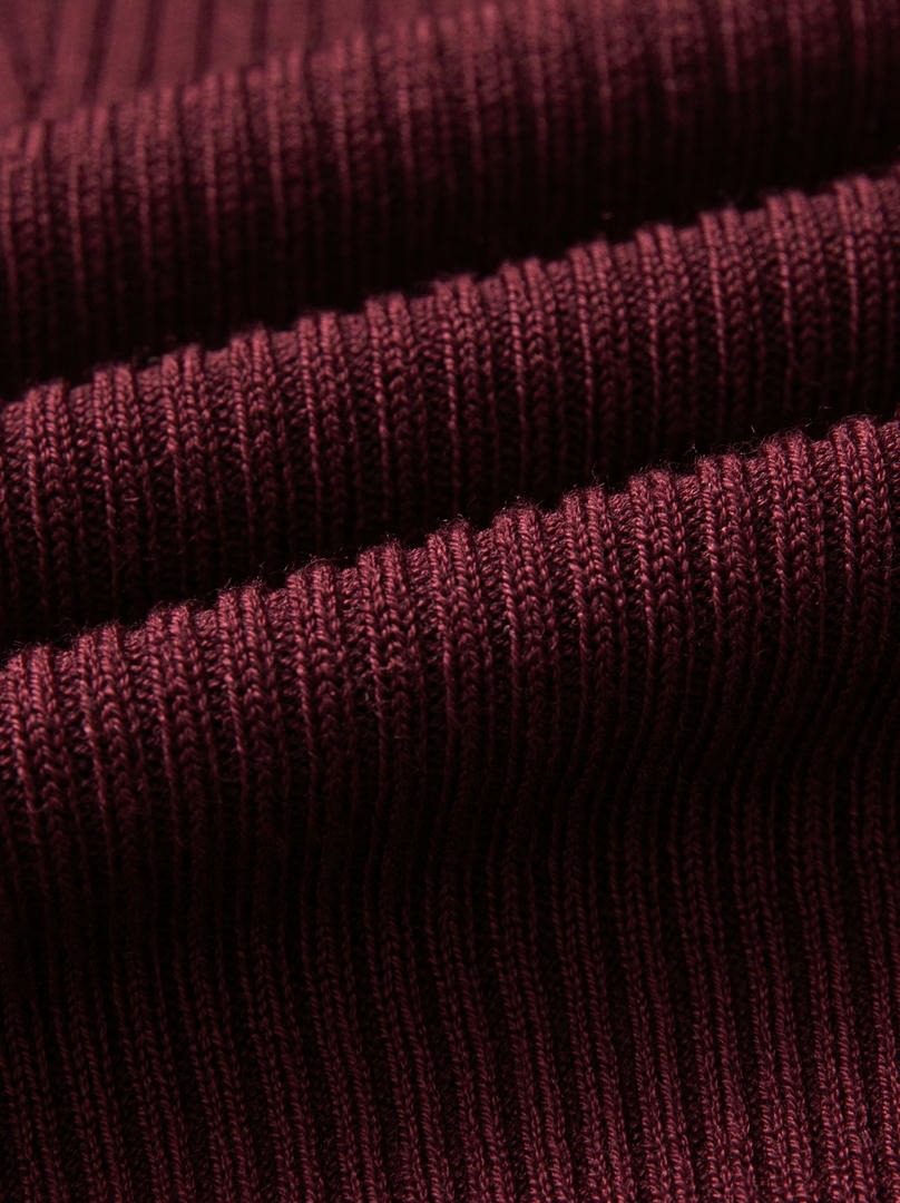 Burgundy Knit Pullover