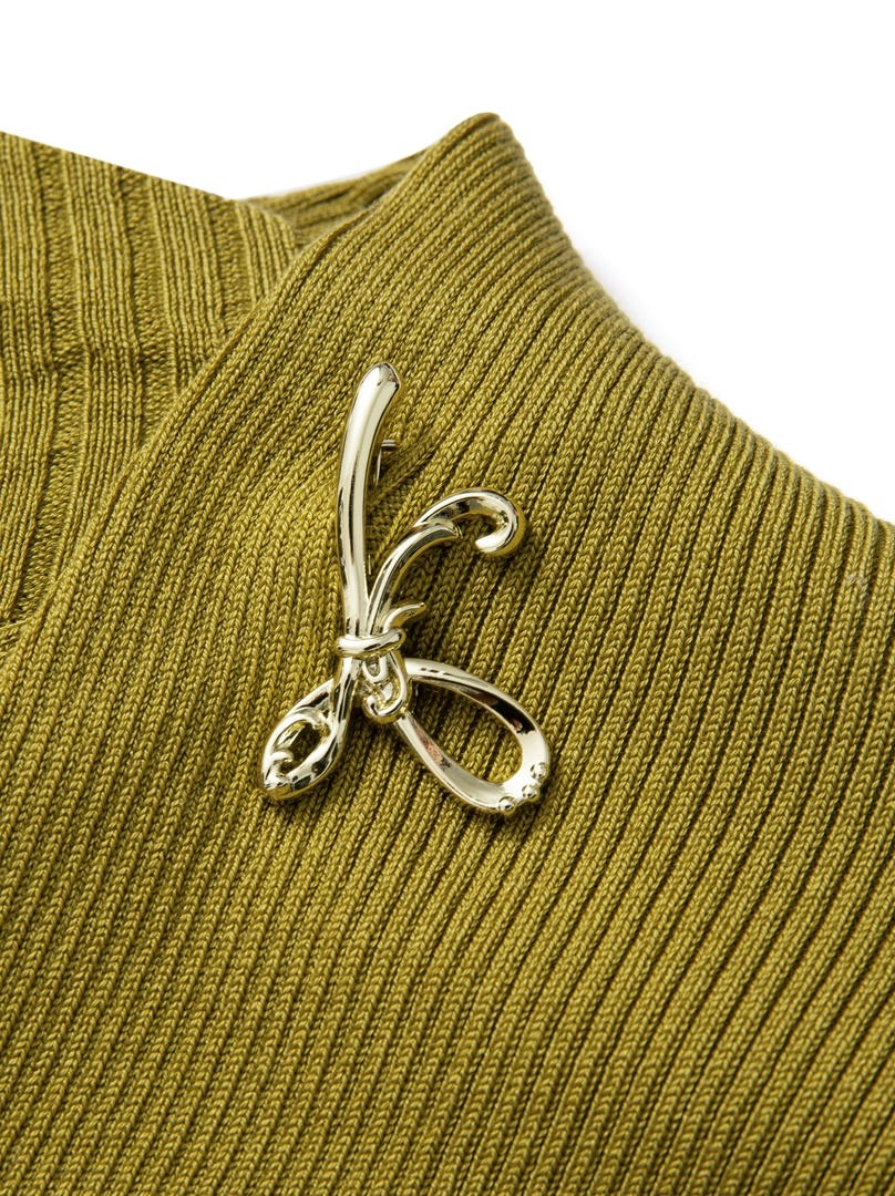 Olive Knit Pullover