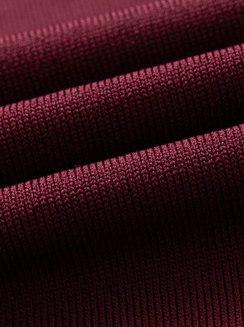 Burgundy Knit Skirt