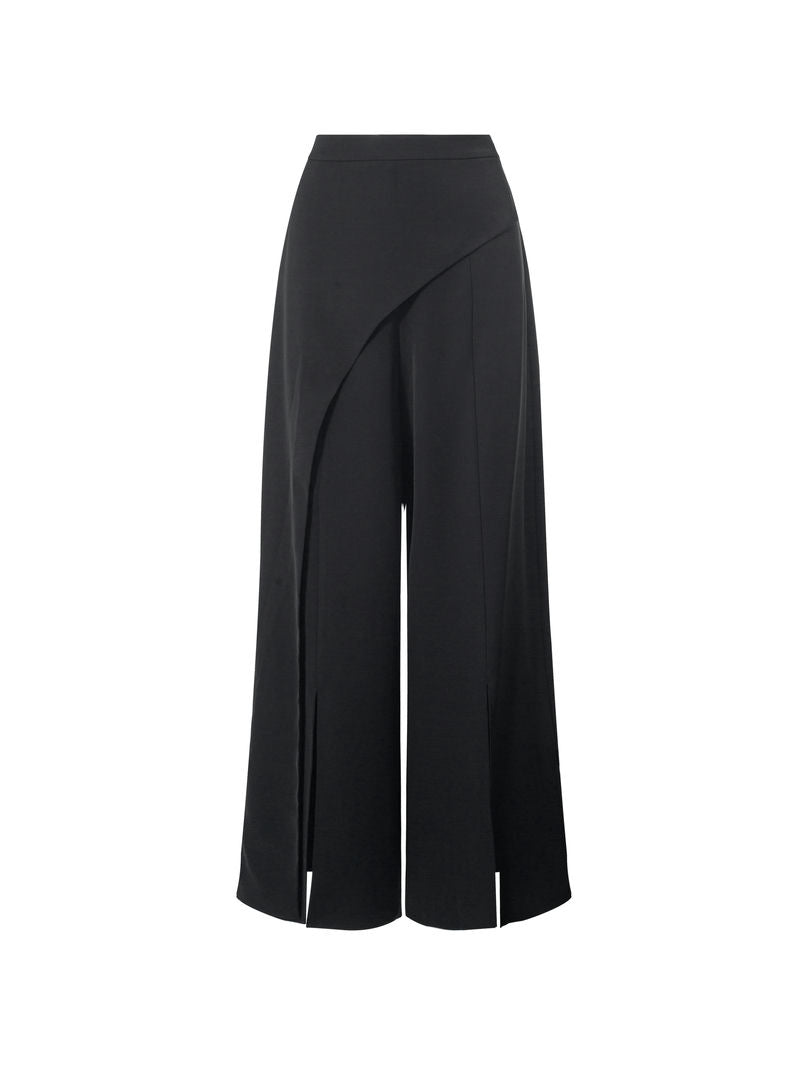 Crepe layer details pants