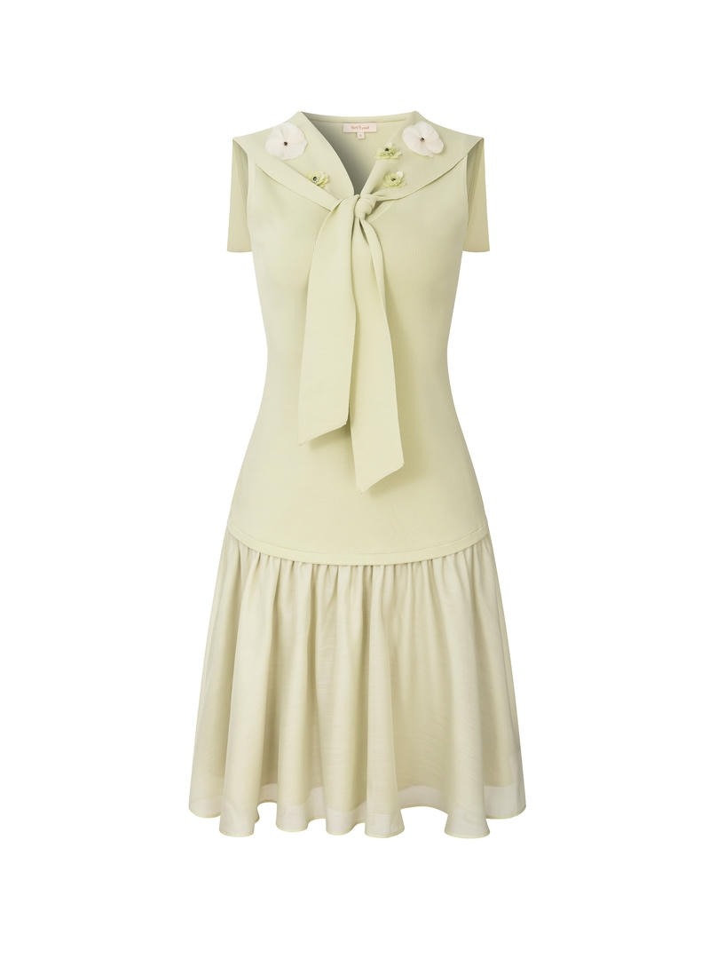 Mint Tieup Knit dress