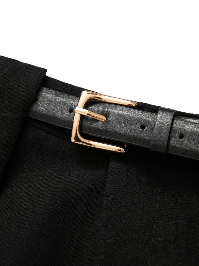Black Crepe Pants