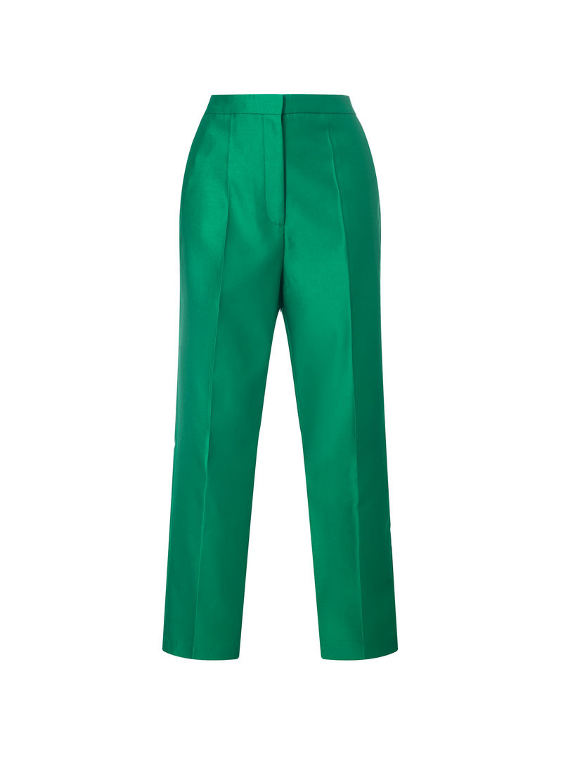 Taffeta Straight Pants