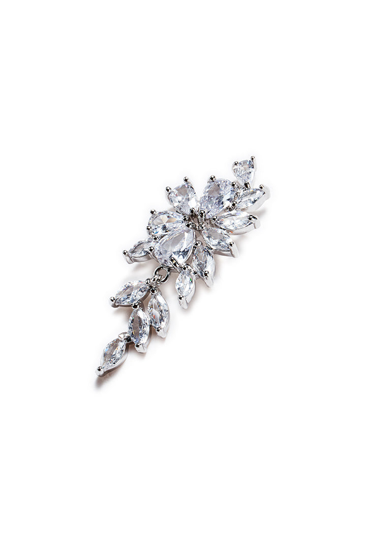 Silver tone earrings