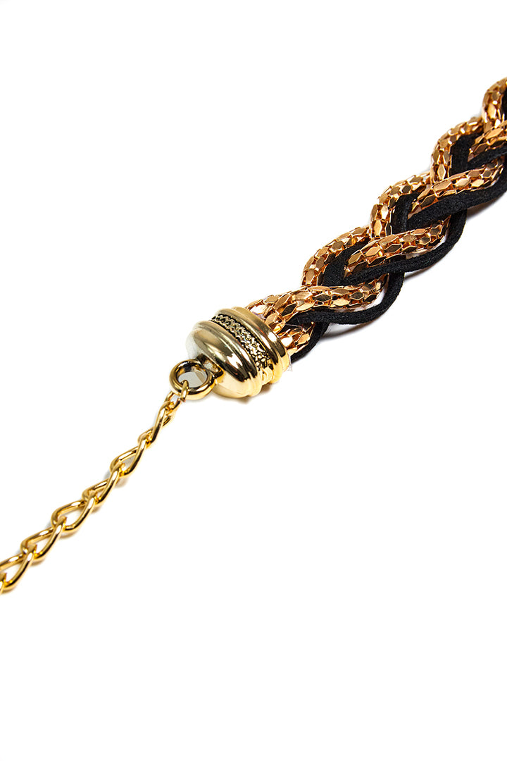 Gold and black belt