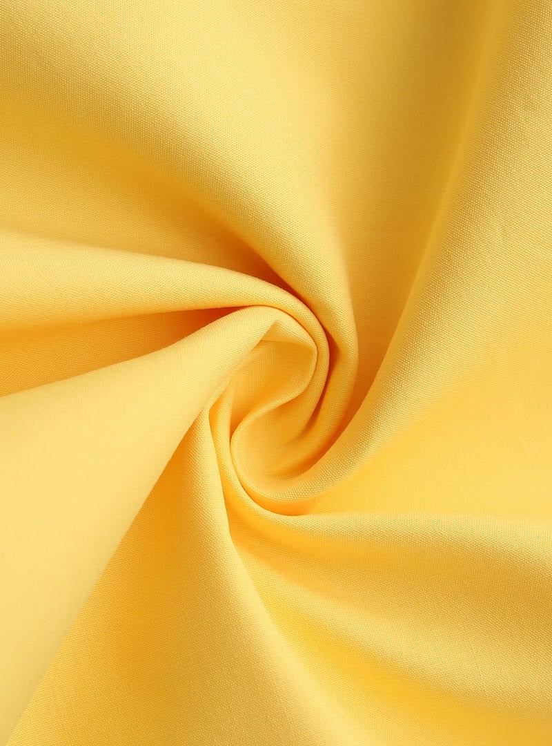 Kids Yellow Crepe Dress