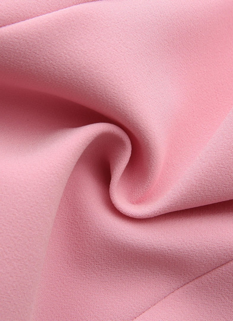 Kids Pink Crepe Dress