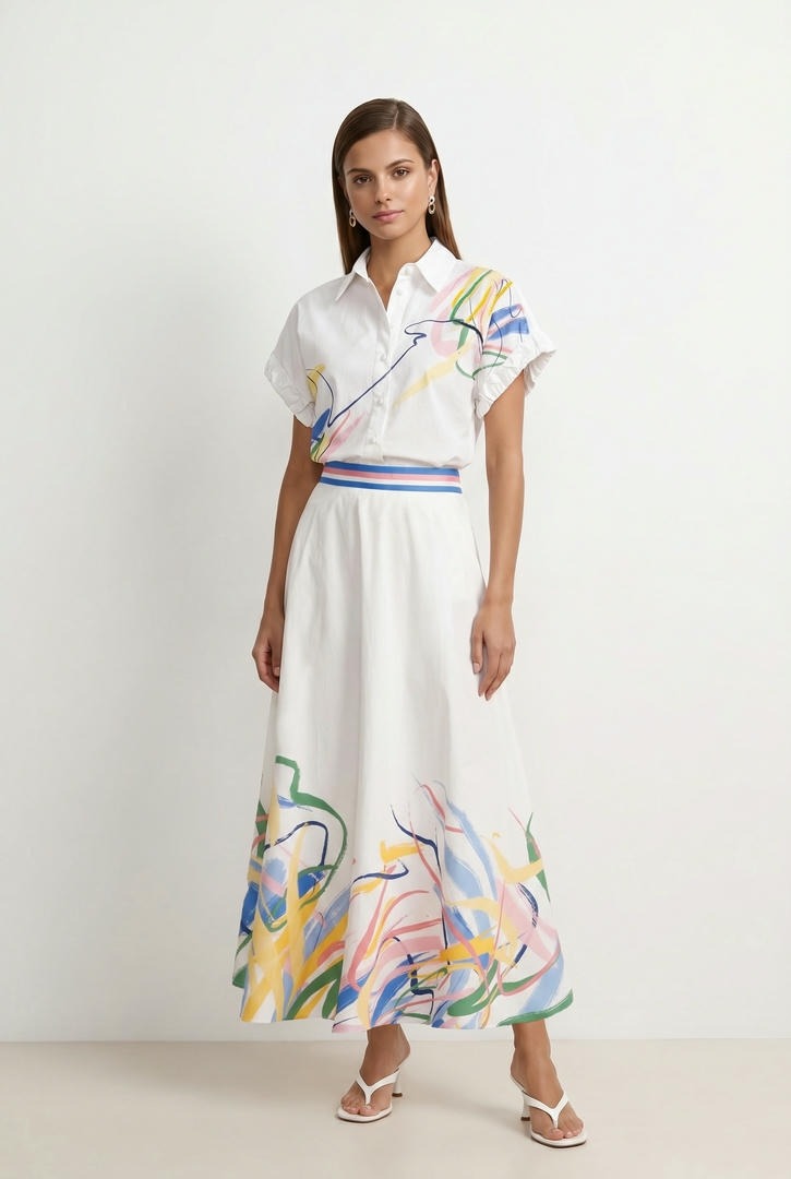 Printed Cotton Shirt
