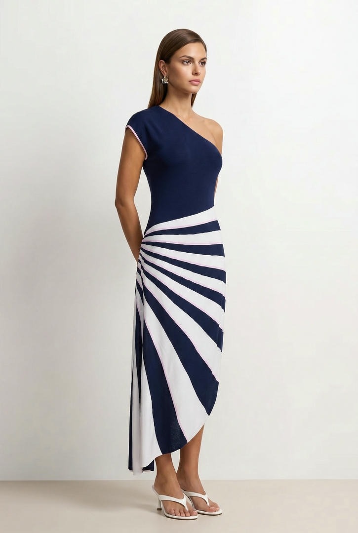 Stripe Knit Dress