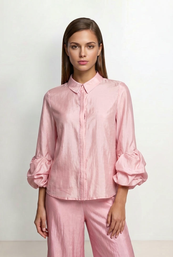 Pink Tencel Blouse