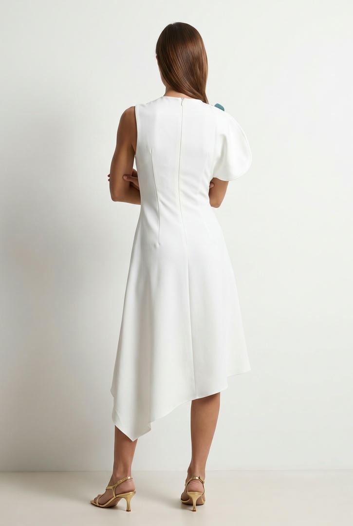 White Midi Dress