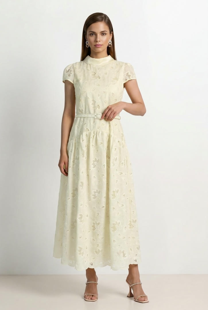Yellow Lace Dress