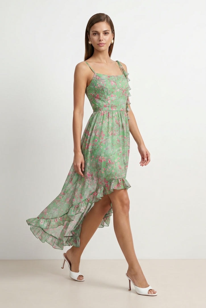 Floral Chiffon Dress