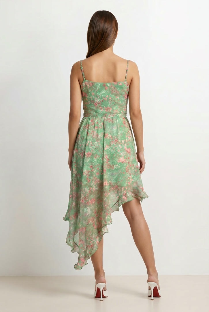 Floral Chiffon Dress