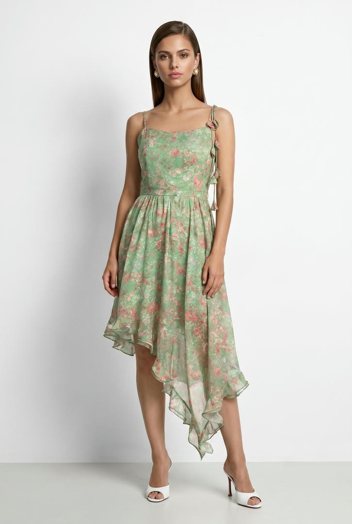 Floral Chiffon Dress