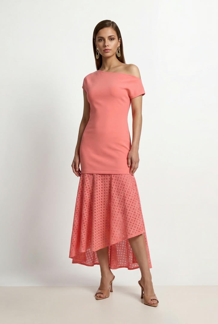 Pink Knit Dress