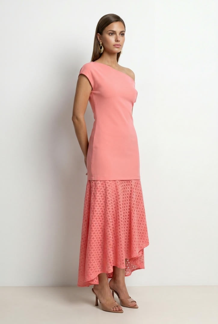 Pink Knit Dress