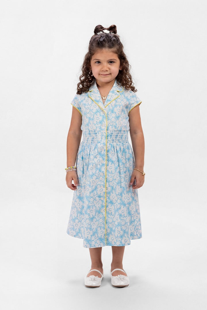 Kids Poplin Print Dress