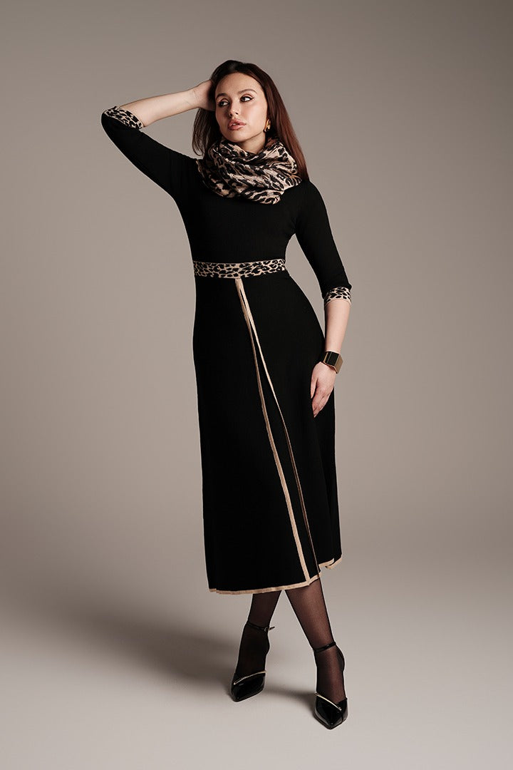 Belted Knit Maxi Dress