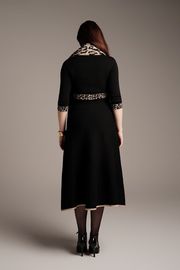 Belted Knit Maxi Dress