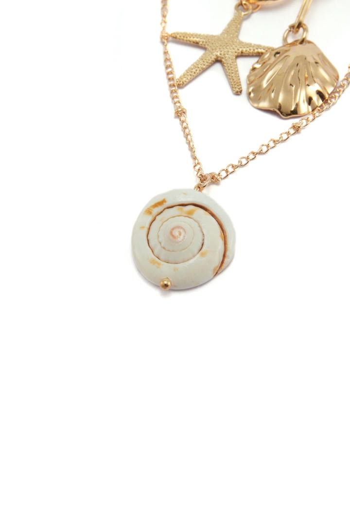 Multi-Layer Chain Pendant Necklace