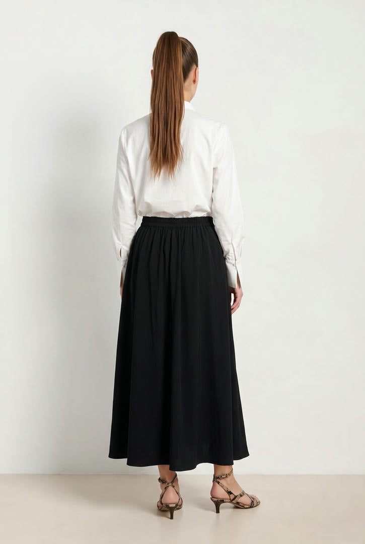White Ruffle Shirt