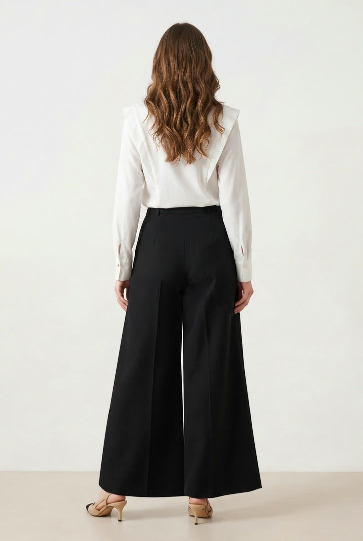 White Crepe Shirt
