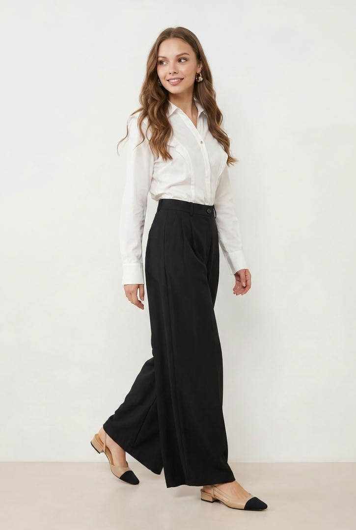White Crepe Shirt